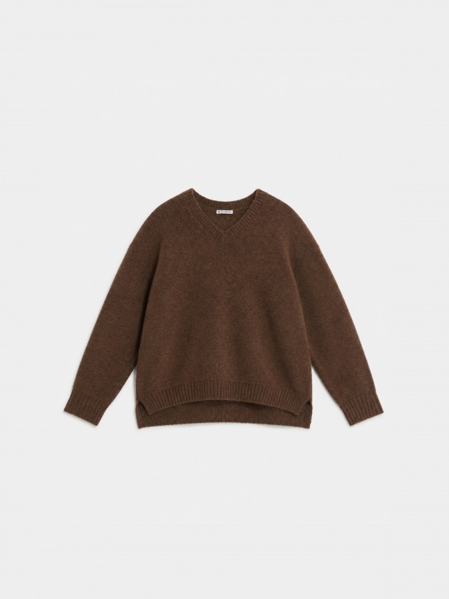 Camisola de malha com textura