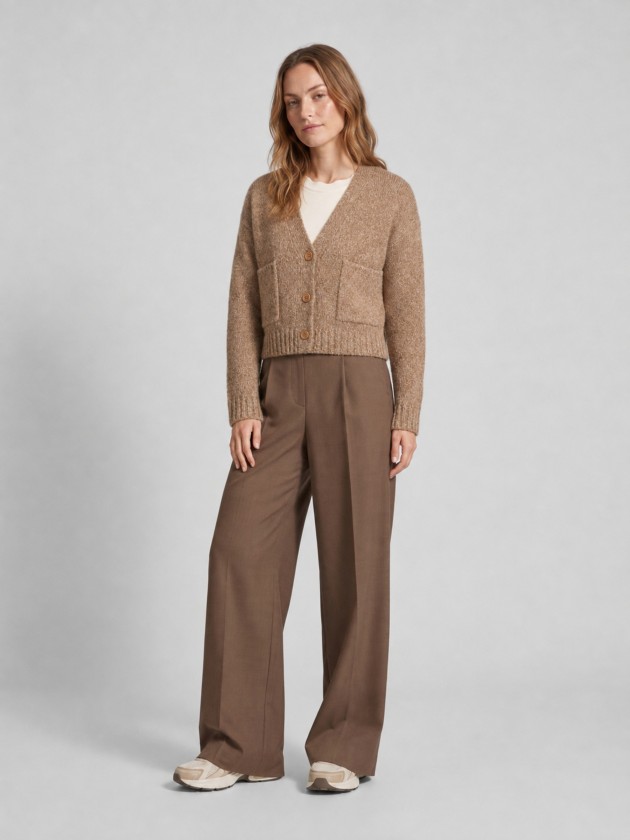 Veste en maille avec poches