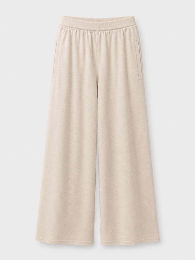 Cal�as wide leg com cintura el�stica