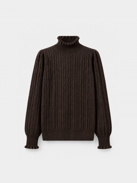 Pull en maille tress�e