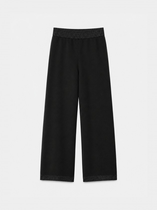 Wide leg knit pants Wide leg knit pants