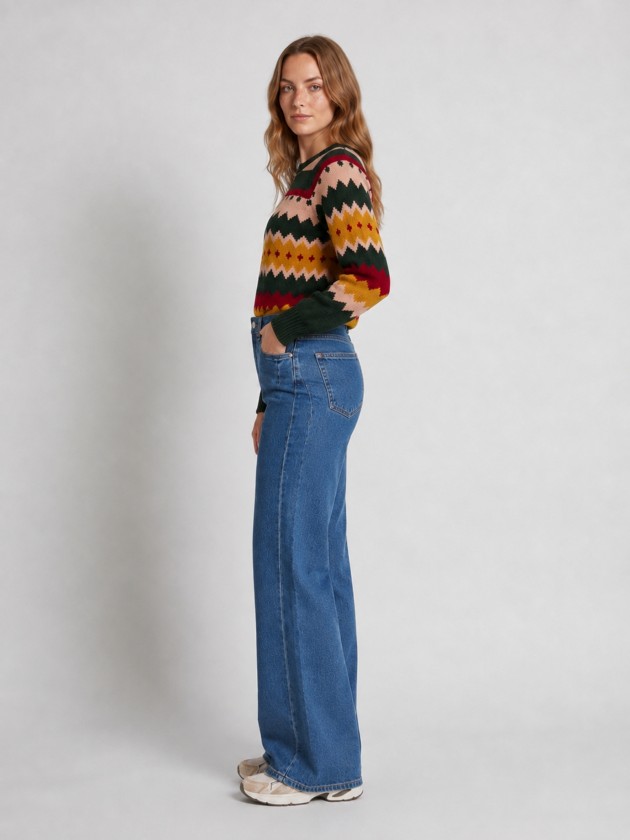 Pull en maille jacquard Pull en maille jacquard