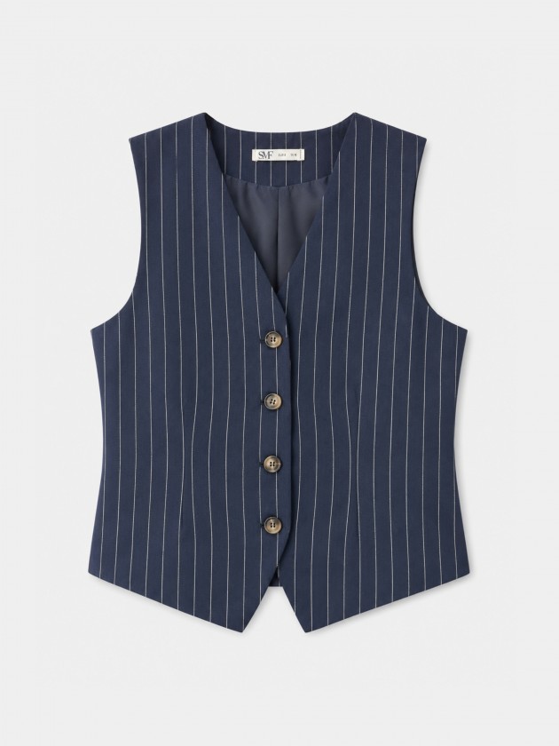 Striped vest Striped vest