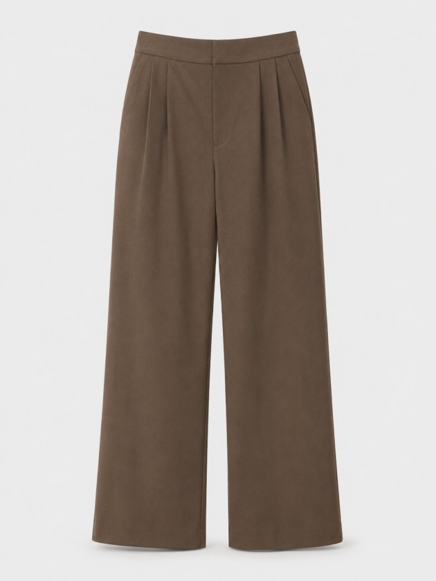 Wide leg pleated trousers Wide leg pleated trousers