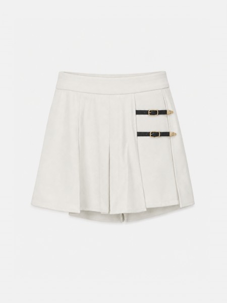 Pleated skort