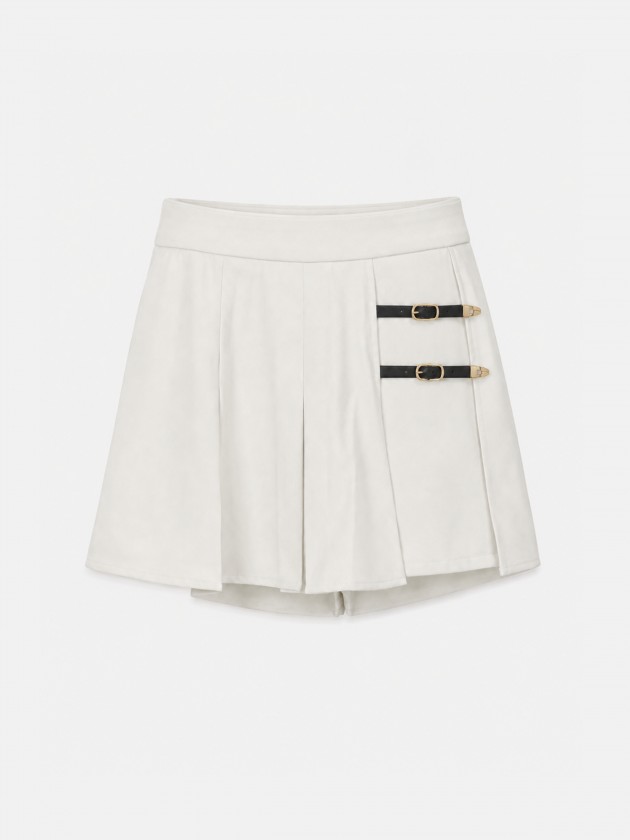 Pleated skort