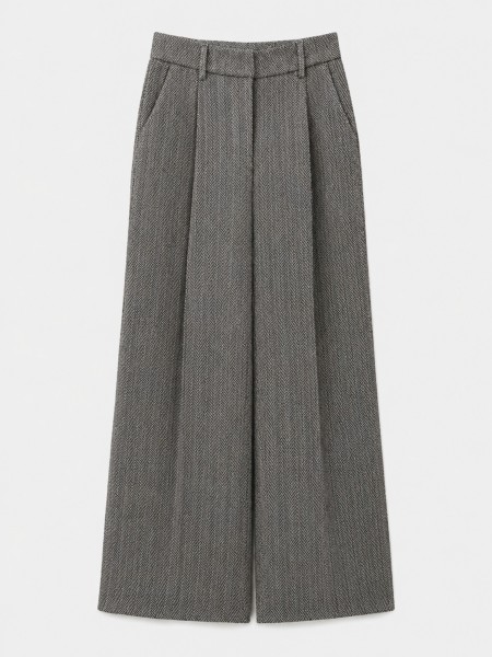 Wide leg pleated trousers Wide leg pleated trousers