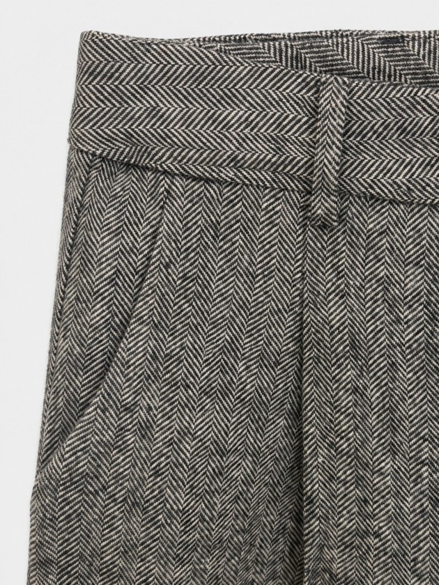 Wide leg pleated trousers Wide leg pleated trousers