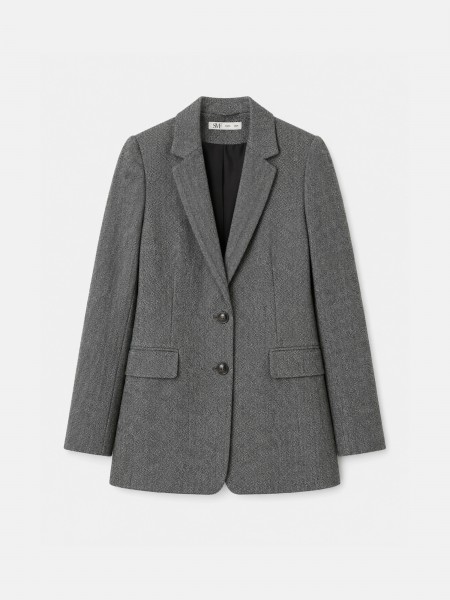 Herringbone blazer