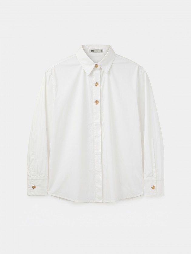 Shirt with metal buttons Shirt with metal buttons