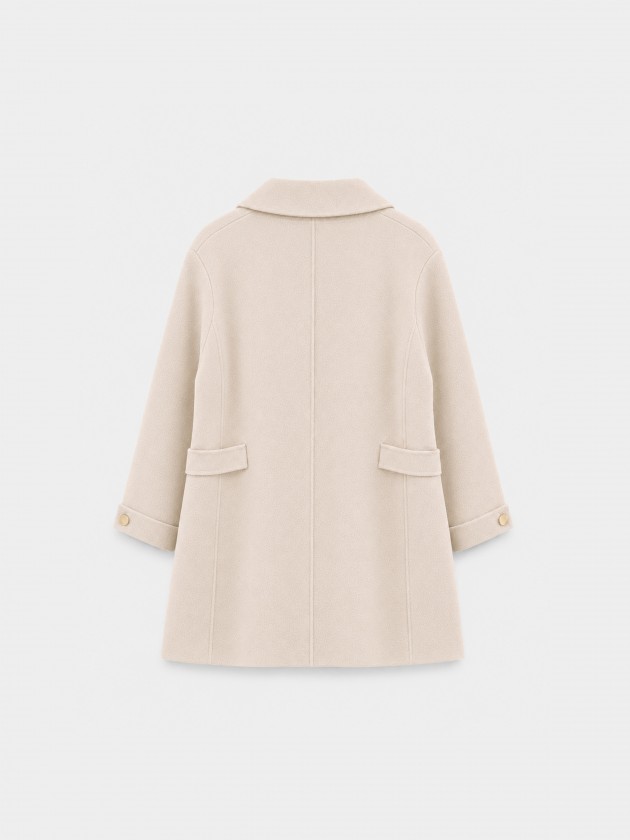 Long knitted coat
