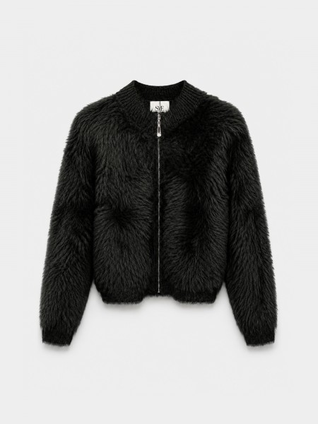 Short fur coat