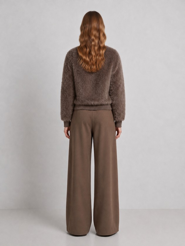 Short fur coat