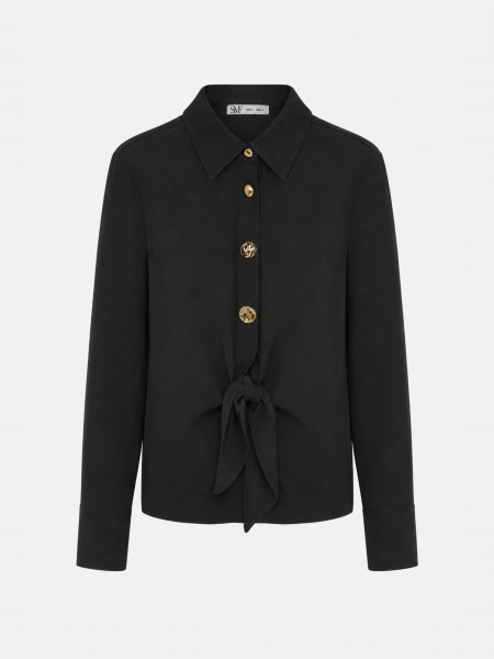Chemise avec cravate et ceinture