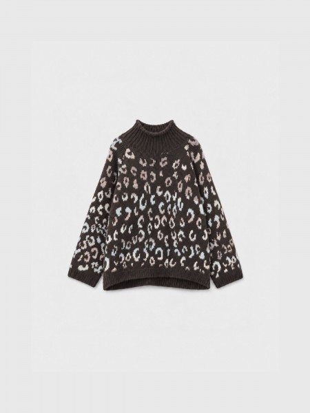 Pull en maille jacquard