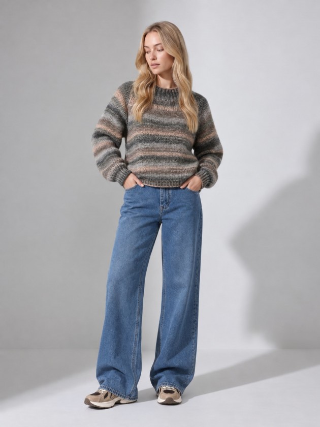 Multicolored knit sweater Multicolored knit sweater