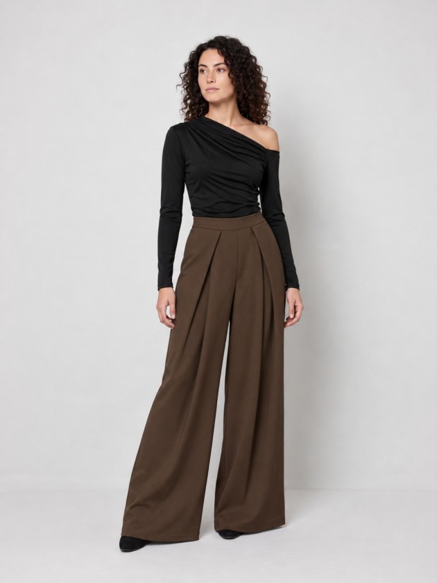 Pleated palazzo pants Pleated palazzo pants