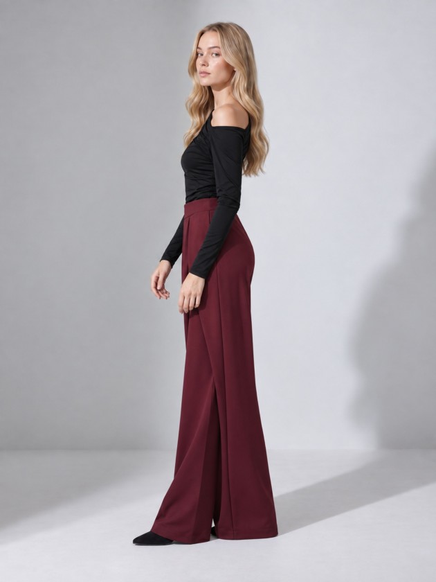 Pleated palazzo pants Pleated palazzo pants