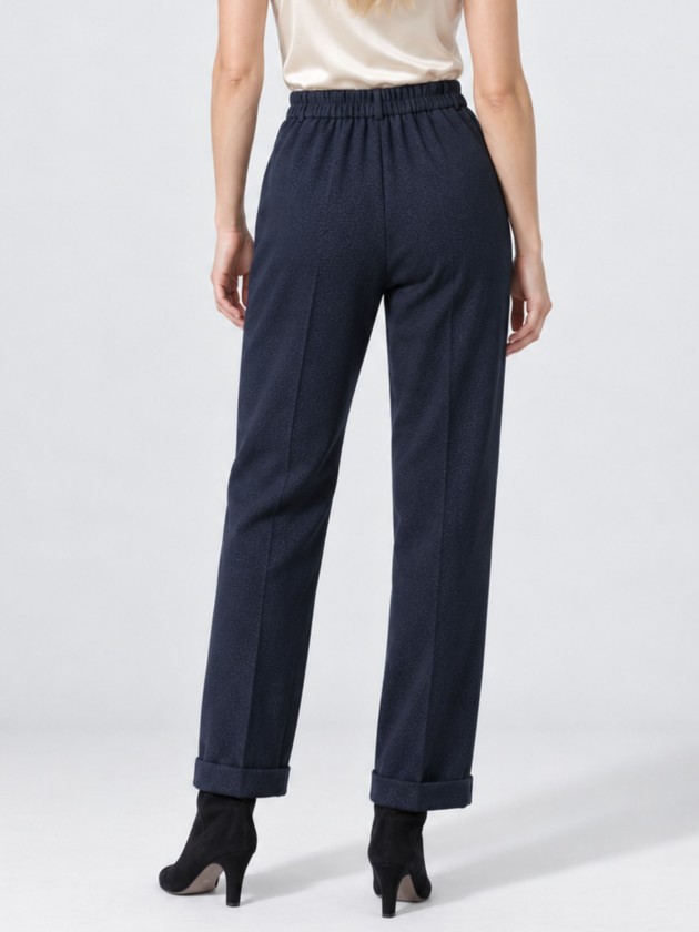 Tapered trousers with pleats Tapered trousers with pleats