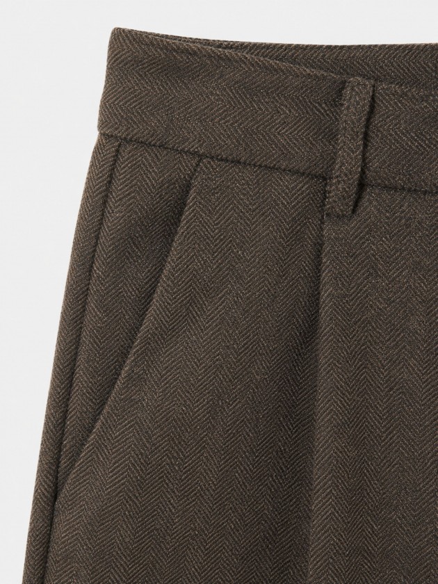Wide leg pleated trousers Wide leg pleated trousers