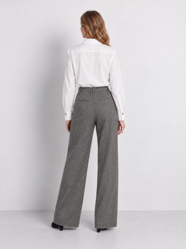 Wide leg pleated trousers Wide leg pleated trousers
