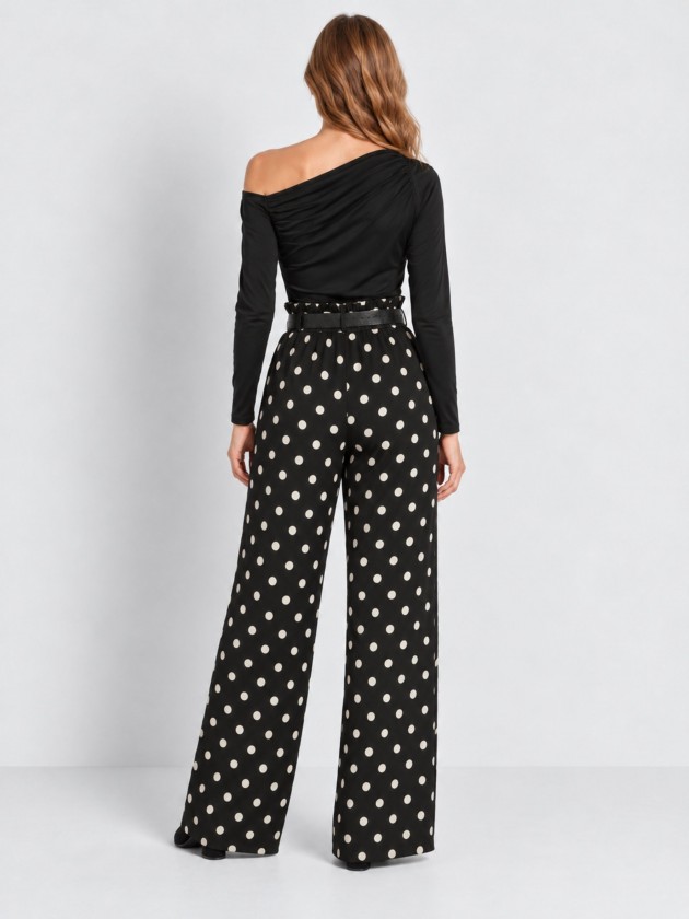 Flowy pants with polka dots Flowy pants with polka dots