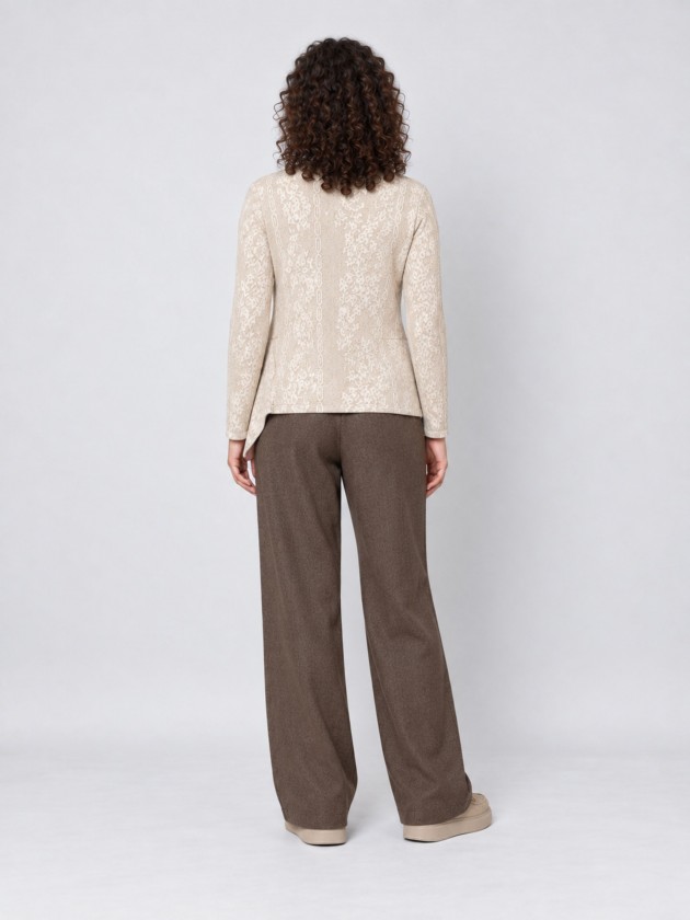 Camisola de malha assim�trica