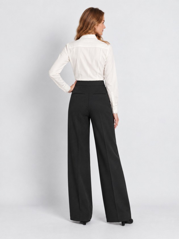 Wide leg pleated trousers Wide leg pleated trousers