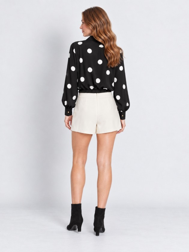 Pleated skort