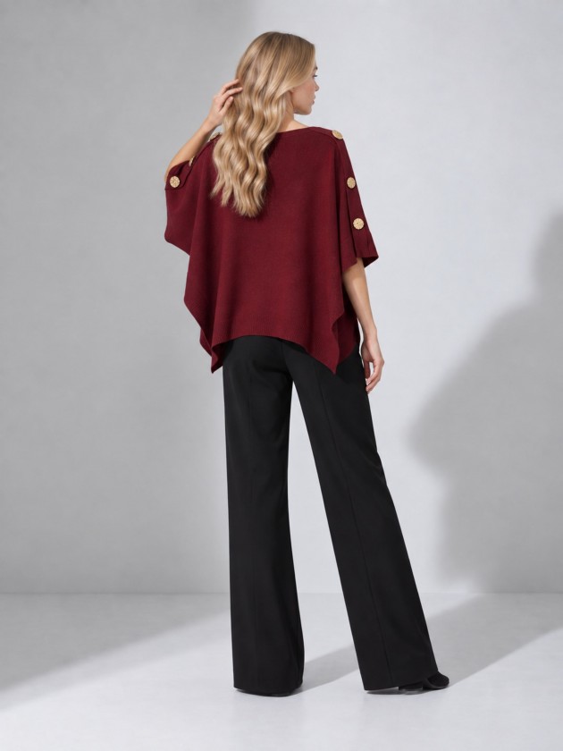 Knitted sweater with appliqués Knitted sweater with appliqués