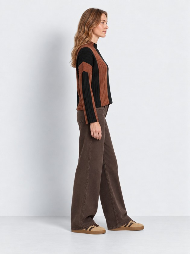 Striped knit sweater Striped knit sweater