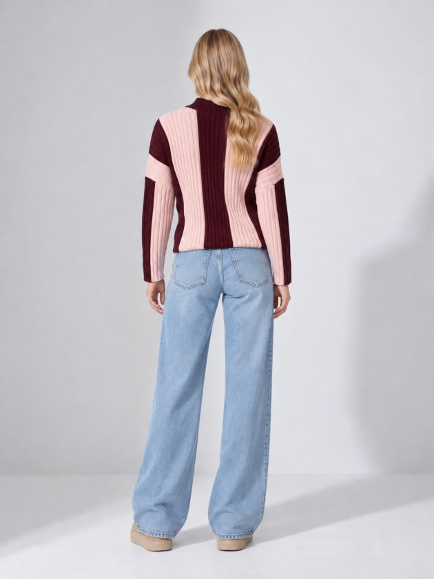 Striped knit sweater Striped knit sweater