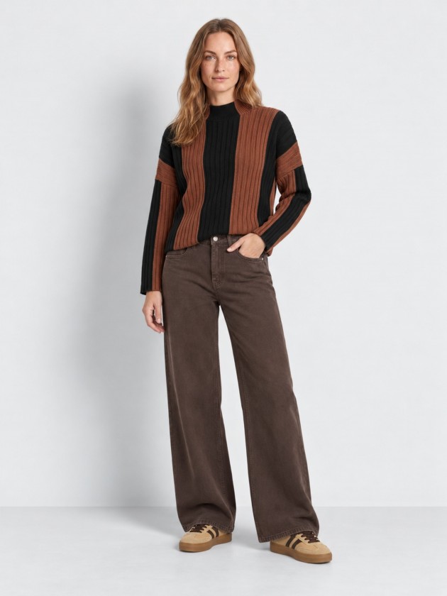Striped knit sweater Striped knit sweater