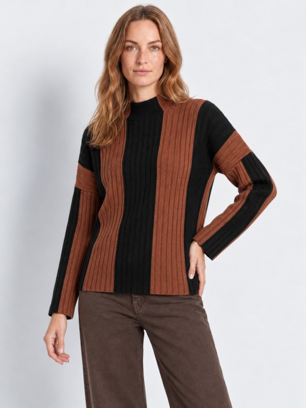 Striped knit sweater Striped knit sweater