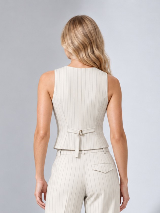 Striped vest Striped vest