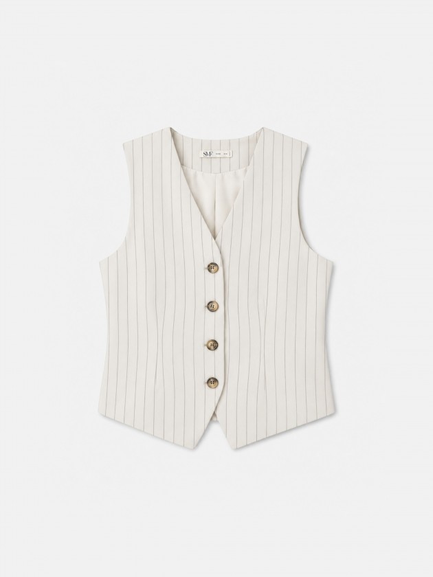 Striped vest Striped vest