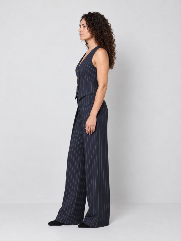 Striped vest Striped vest
