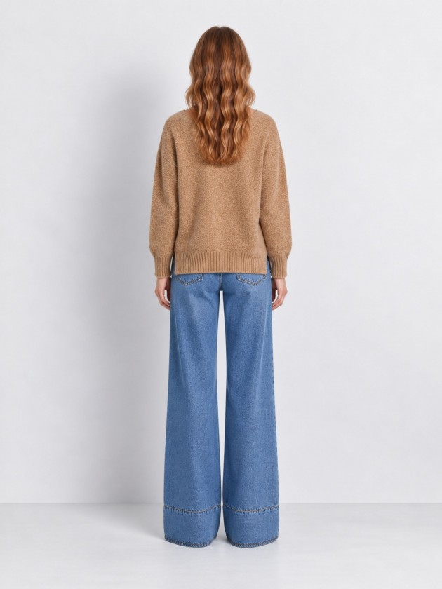 Textured knit sweater Textured knit sweater