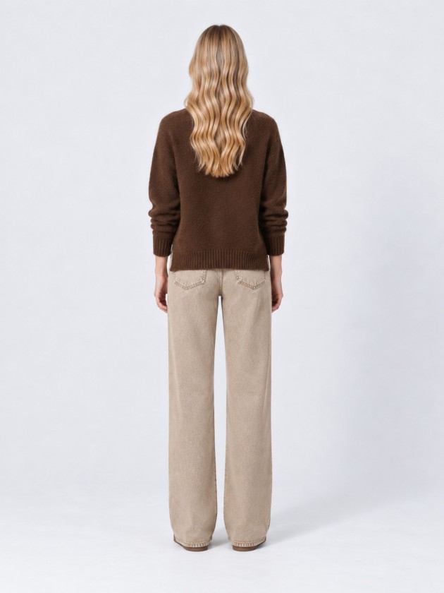 Textured knit sweater Textured knit sweater