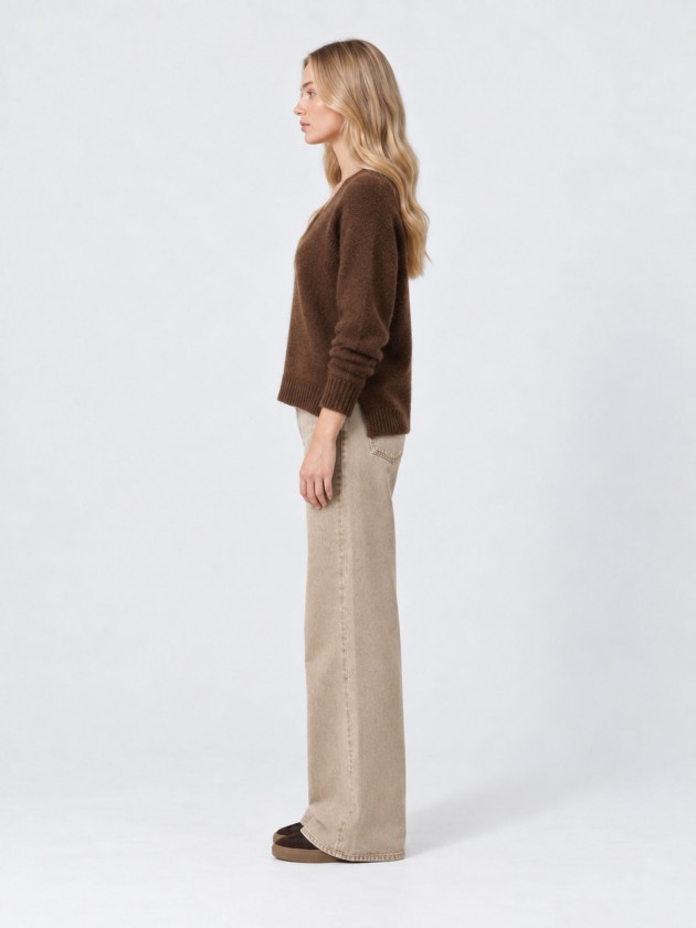 Textured knit sweater Textured knit sweater