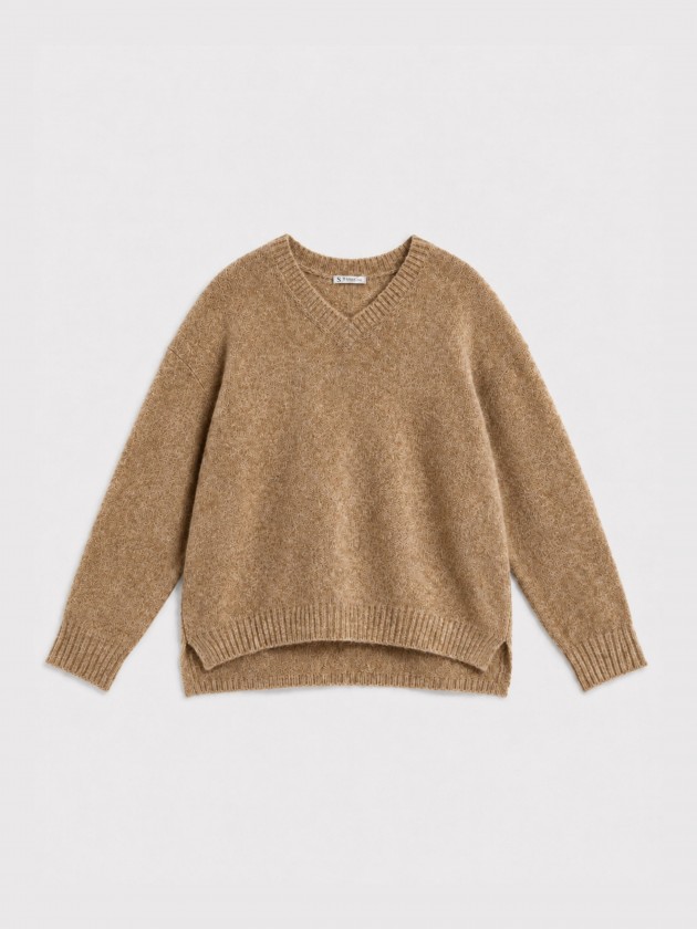 Textured knit sweater Textured knit sweater
