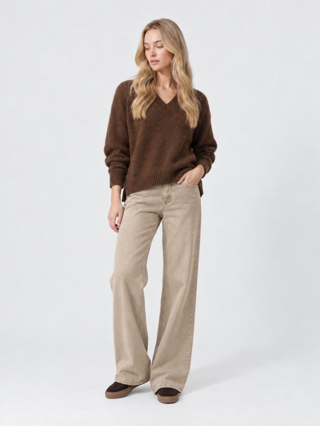 Textured knit sweater Textured knit sweater