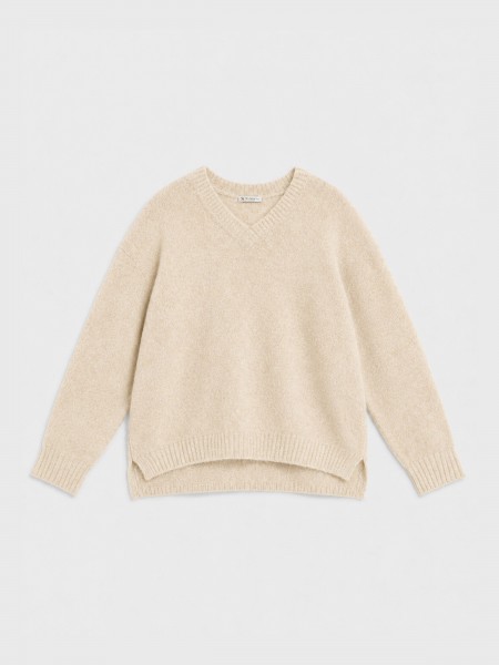 Textured knit sweater