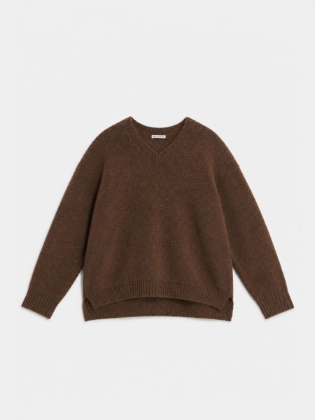 Textured knit sweater