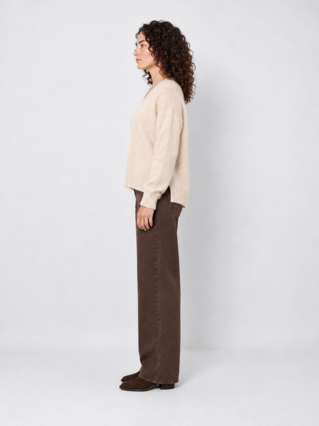 Textured knit sweater Textured knit sweater