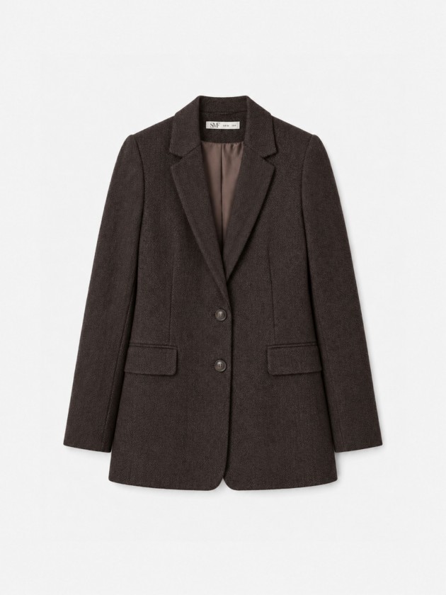 Herringbone blazer