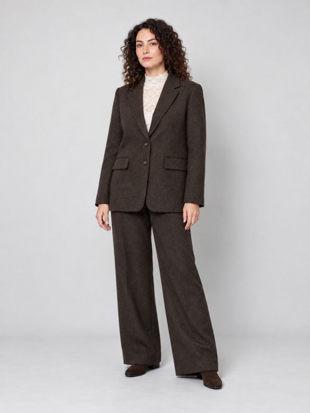 Herringbone blazer