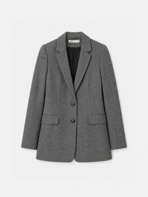 Herringbone blazer