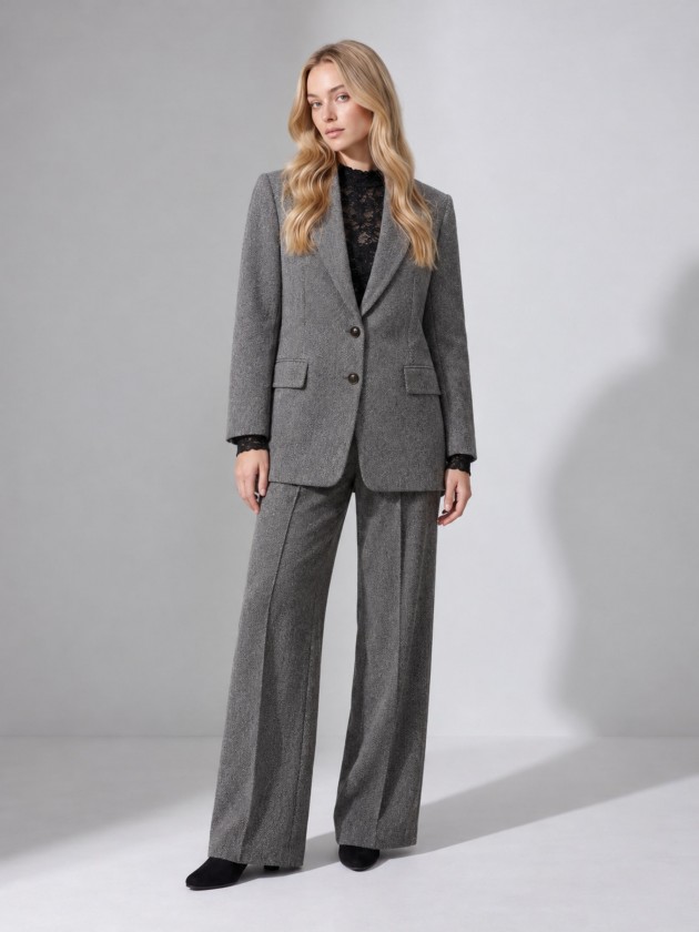 Herringbone blazer