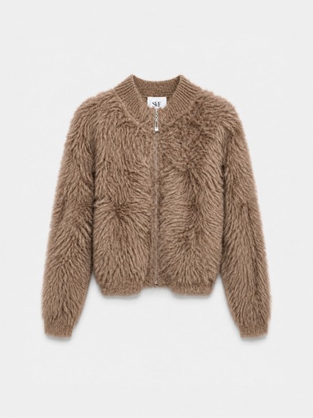 Short fur coat